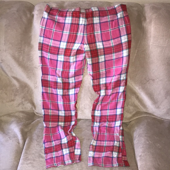 Old Navy pink plaid sleep pants XS 💕 - Picture 3 of 3